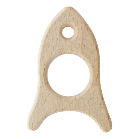 Anneau de dentition bébé en bois Com'1 idée - Fusée