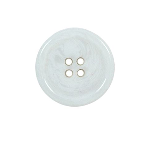 Bouton effet nacré Loris 22 mm - Blanc