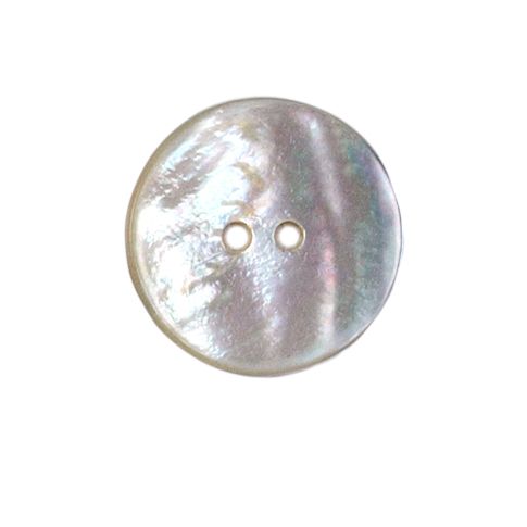 Bouton nacré Anthony 22 mm - Blanc