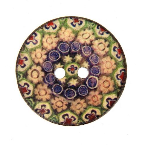 Bouton bois Carmen 40 mm
