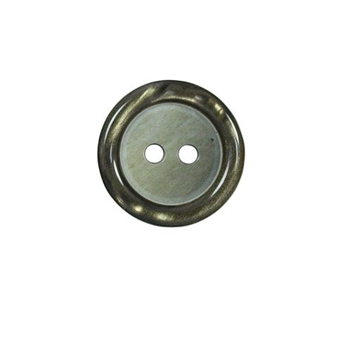 Bouton effet nacré Loris 18 mm - Bicolore vert