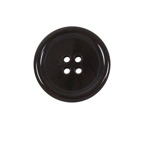Bouton effet nacré Loris 22 mm - Marron