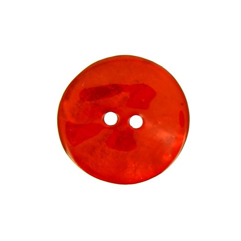 Boutons nacré 12 mm - Rouge