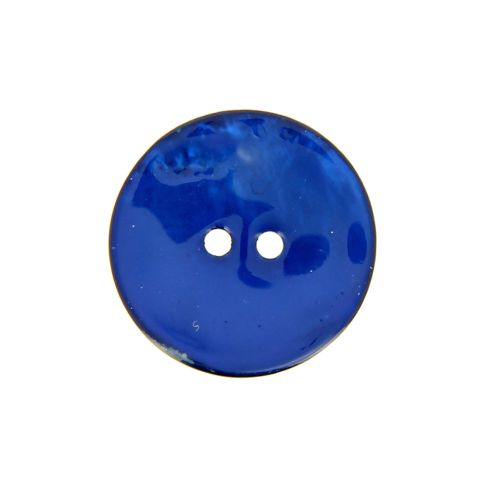 Boutons nacré 15 mm - Bleu électrique
