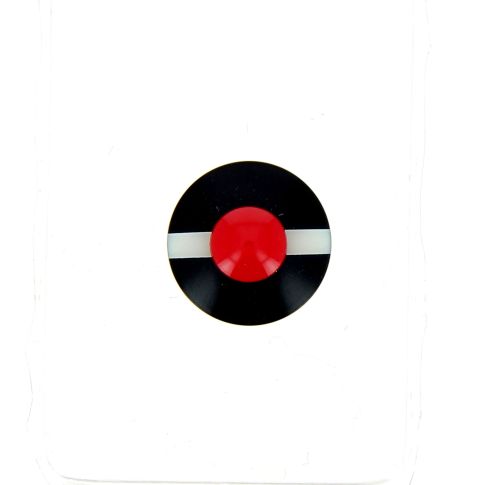 Bouton béret marin 15 mm - Noir