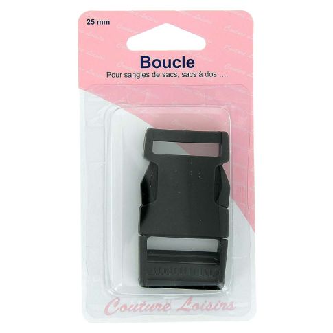 Boucle 25 mm pour sangle - Noir