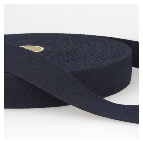 Sangle Coton 40 mm Bleu marine x1m