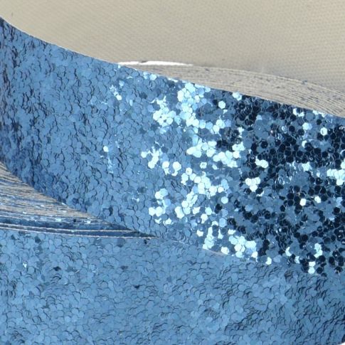 Galon Glitter Bleu 50 mm x1m
