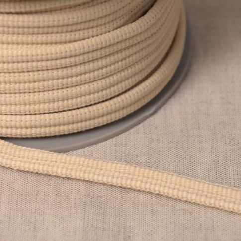 Cordon double passepoil Ecru x1m