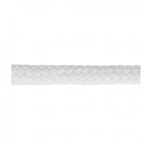 Cordon Tressé tubulaire 11 mm Blanc x1m