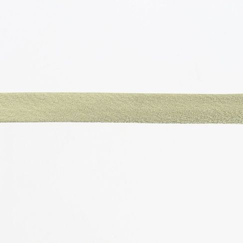 Biais lurex brillant 20 mm Or x1m