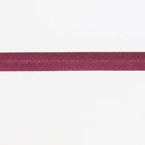 Biais lurex brillant 20 mm Rose x1m