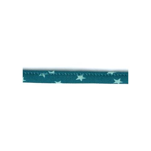 Cordon Etoile spaghetti Frou-Frou Turquoise foncé x1m