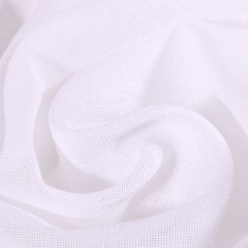 Tissu Voilage grande largeur uni Blanc