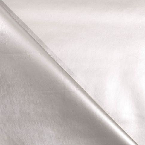 Coupon Toile cirée uni Perle - Coupon de 30 cm