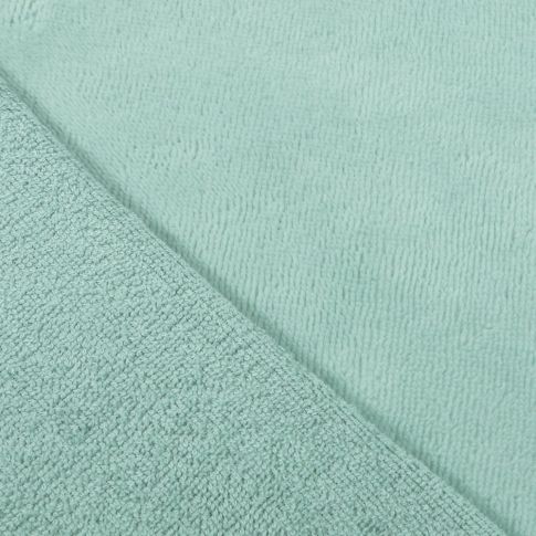 Coupon Tissu Micro Éponge Bambou Vert menthe - Coupon de 50 cm