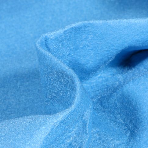 Tissu Feutrine 180 cm Bleu turquoise