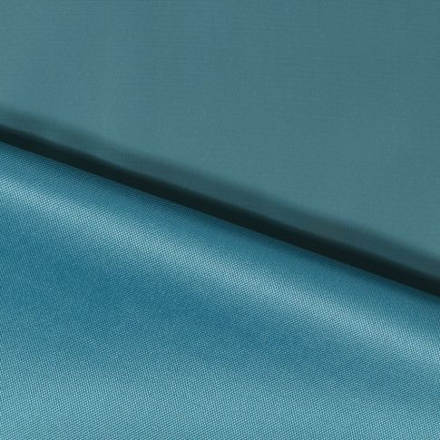 Coupon Tissu Toile à sac envers PVC déperlant ultra robuste Bleu canard - Coupon de 50 cm