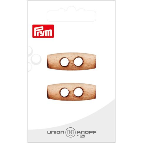 Bouton Prym Bûchette Hugo 32 mm x2 - Bois