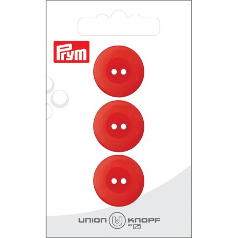 Bouton Prym Eva 20 mm x3 - Rouge