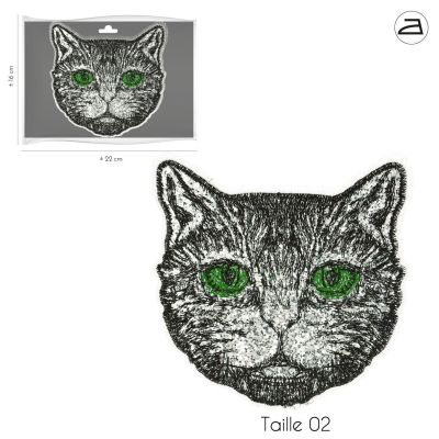 Ecusson Thermocollant Patch Chat XL