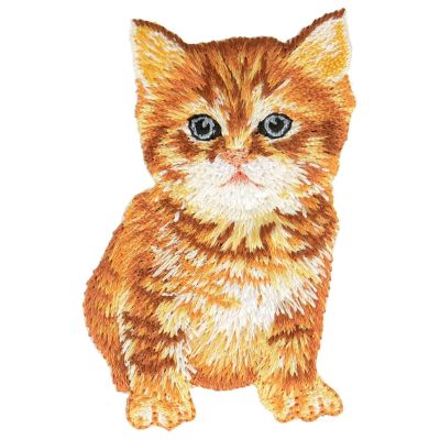 Ecusson Thermocollant Chat Roux