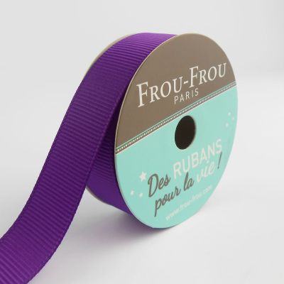Bobinette Ruban Gros grain Frou-Frou Rose des indes - 16 mm x 6 mètres