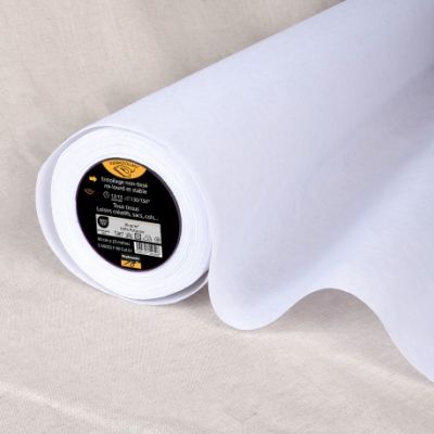 Entoilage  Thermocollant non tissé N86 Blanc - Par 10 cm