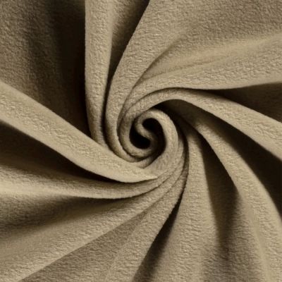 Tissu  Polaire uni Camel - Par 10 cm
