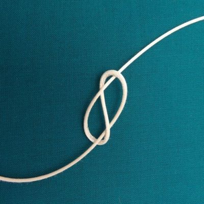 Cordon Queue de souris 2 mm Ecru x1m
