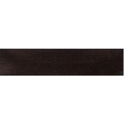 Biais replié stretch Noir x1m