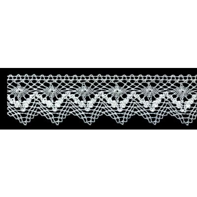 Dentelle Coton Blanc x1m