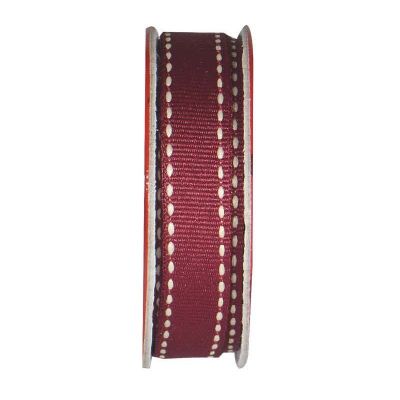 Ruban surpiqué Violet - bobinette 2m