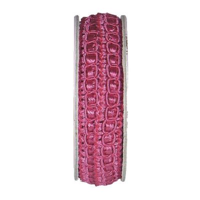 Ruban épi lurex Fushia - bobinette 2m