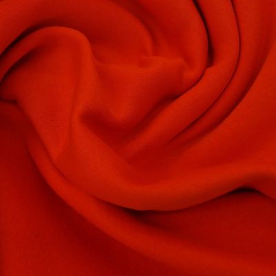 Tissu Molleton Sweat uni Rouge x10cm