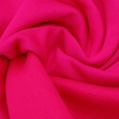 Tissu Molleton Sweat uni Fushia x10cm