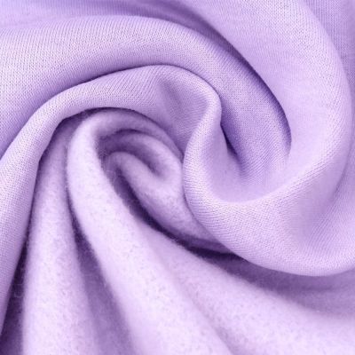 Tissu Molleton Sweat uni Parme x10cm