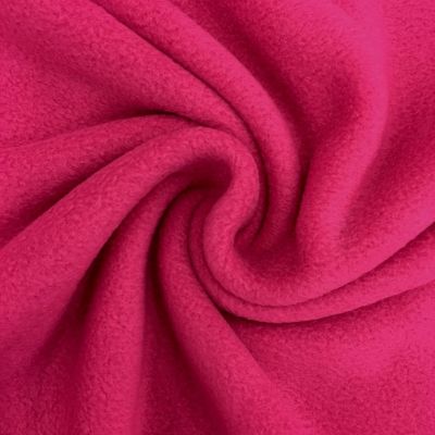 Tissu Polaire uni Fuchsia - Par 10 cm