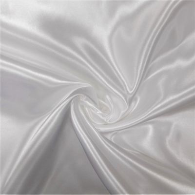 Tissu Doublure Satin Deluxe Blanc - Par 10 cm