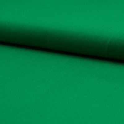 Tissu Popeline de coton unie Vert - Par 10 cm