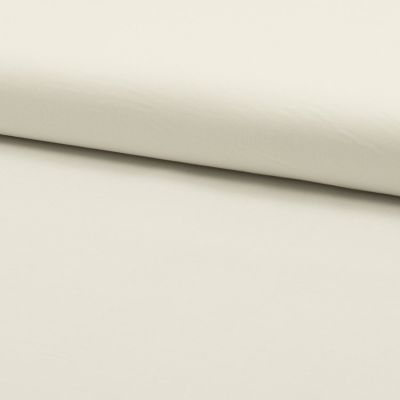 Tissu Voile de coton uni Bio Ecru - Par 10 cm