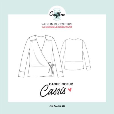Patron Craftine Cache coeur Cassis