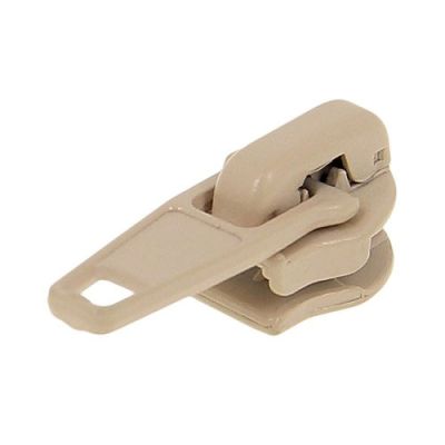 Curseur pour fermeture à glissière au mètre n°5 - Beige