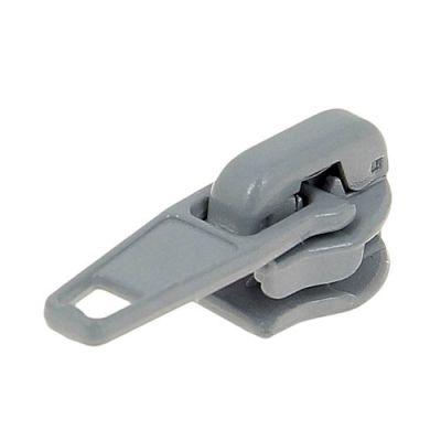 Curseur pour fermeture à glissière au mètre n°5 - Gris