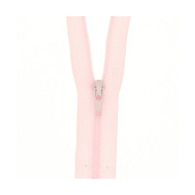 Fermeture à glissière non séparable Rose pâle 20 cm