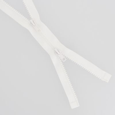 Fermeture injectée n°5 Bouche à Bouche séparable Blanc - 6 tailles