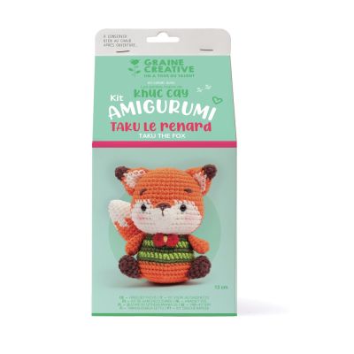 Kit Crochet Amigurumi Taku le Renard