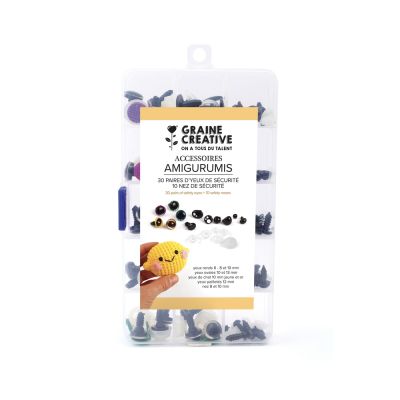 Set de 30 paires d&#039;yeux de sécurité et 10 nez de sécurité