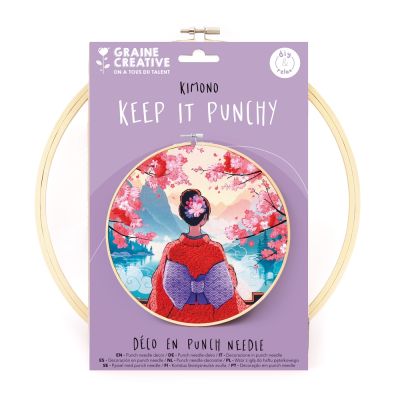 Kit Punch Needle Kimono - Graine Créative
