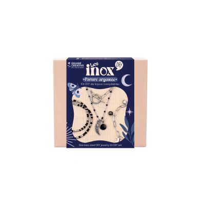 Kit DIY Bijoux Les Inox parure argentée